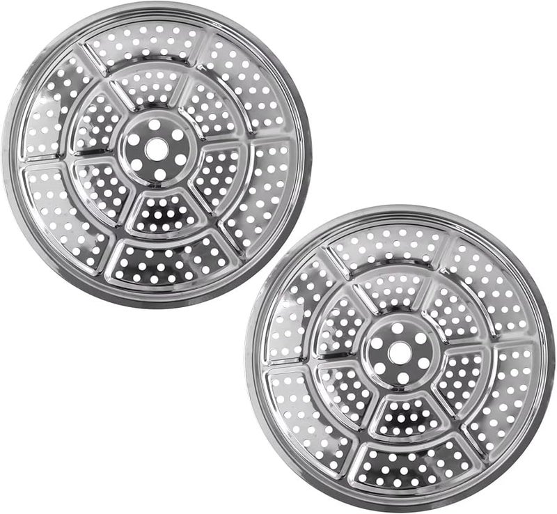 حامل معلب من الفولاذ المقاوم للصدأ 2 قطعة 11 بوصة 28 سم لطباخ التعليب بالضغط - Image 1